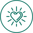 Minimalist heart icon